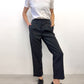 Pantalones de traje de raya diplomática vintage de los años 20