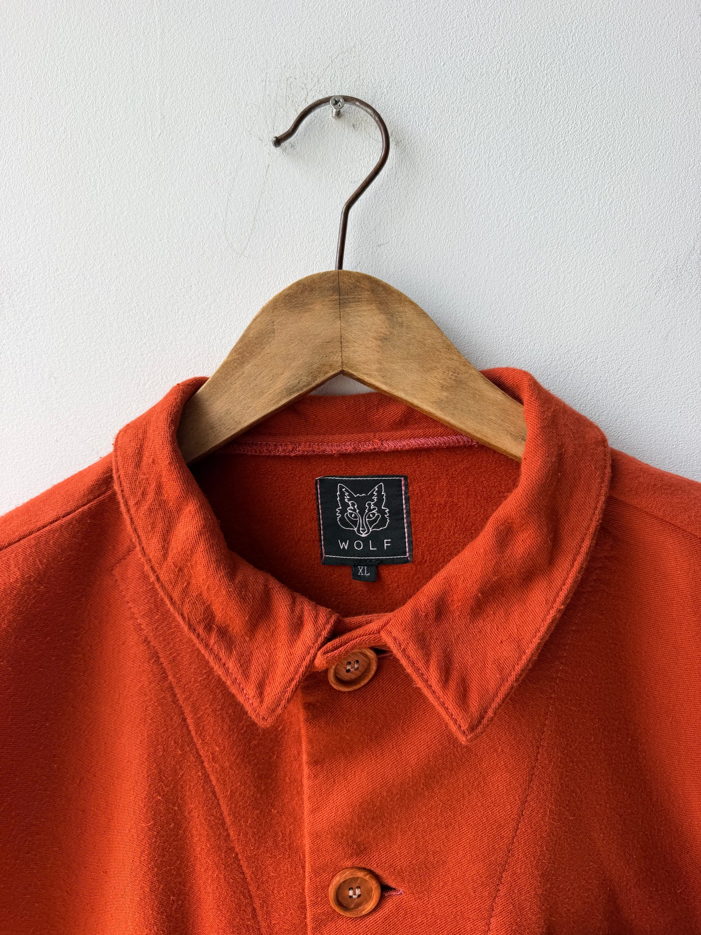 Orange Moleskin Workwear Jacket