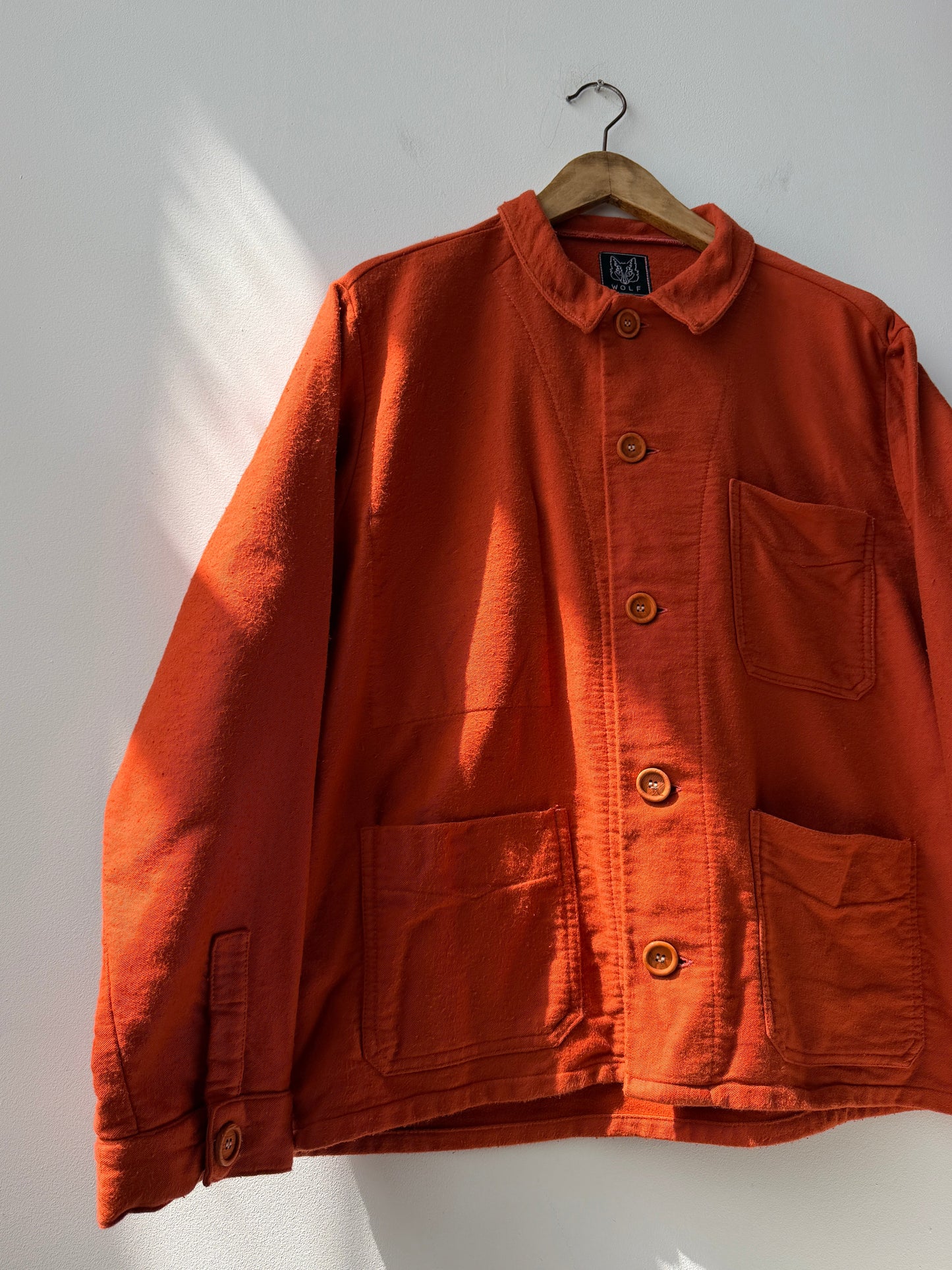 Orange Moleskin Workwear Jacket