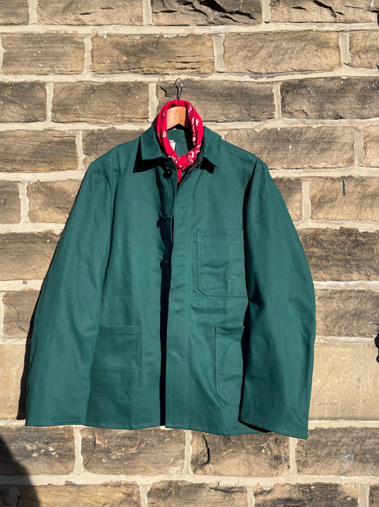 Vintage French Chore Jackets Green