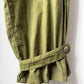 Vintage Cotton Drawstring Army Green Military Pants