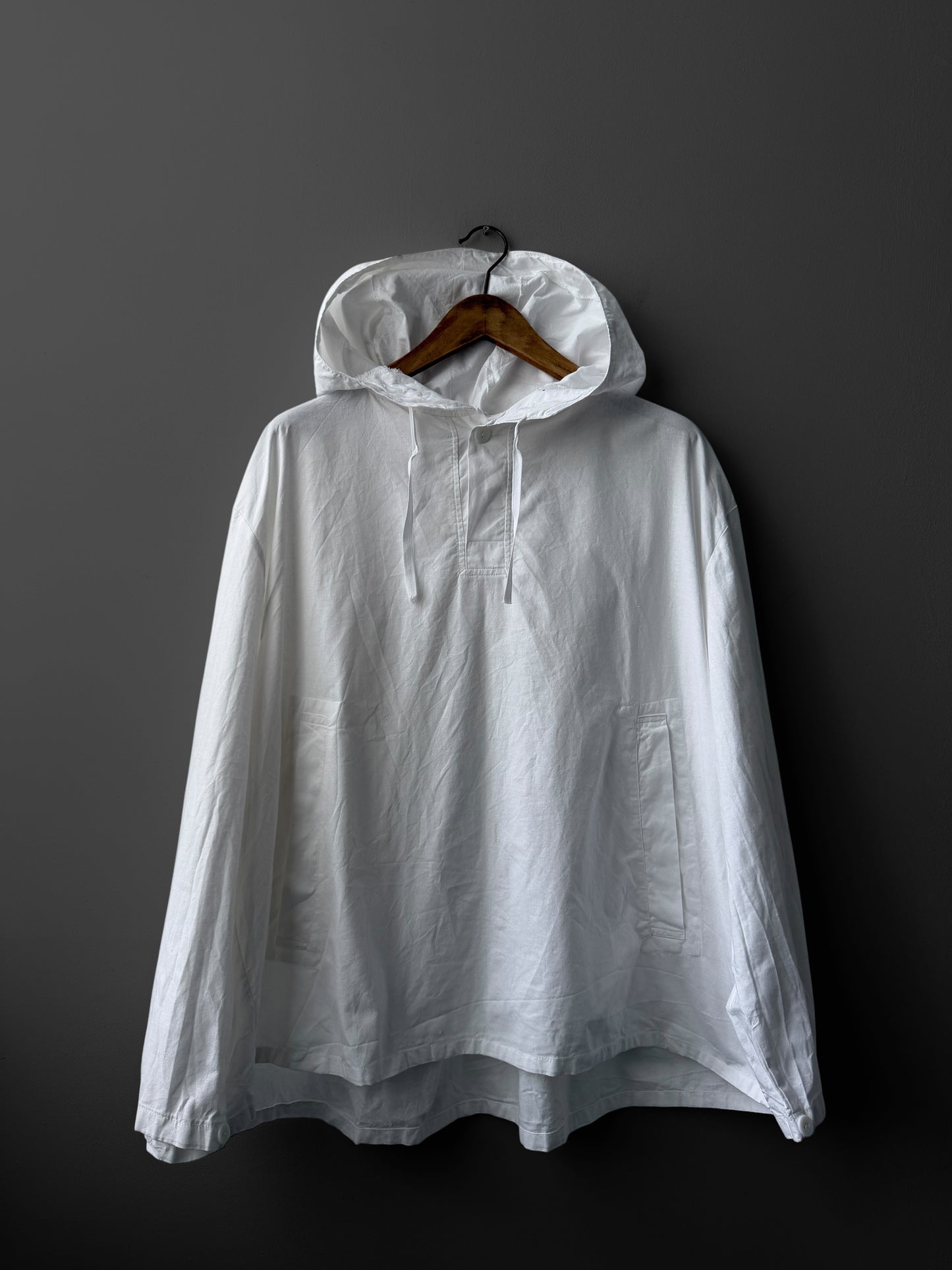 Vintage 1990s White Overhead Smock Jacket White