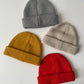 WOLF Fisherman Beanie Chunky Knit Hat
