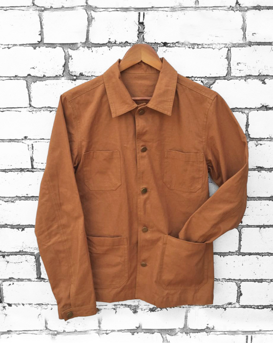 Duck Brown Canvas Workwear Jacket