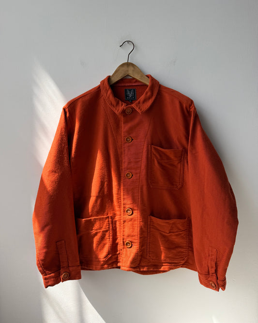 Orange Moleskin Workwear Jacket