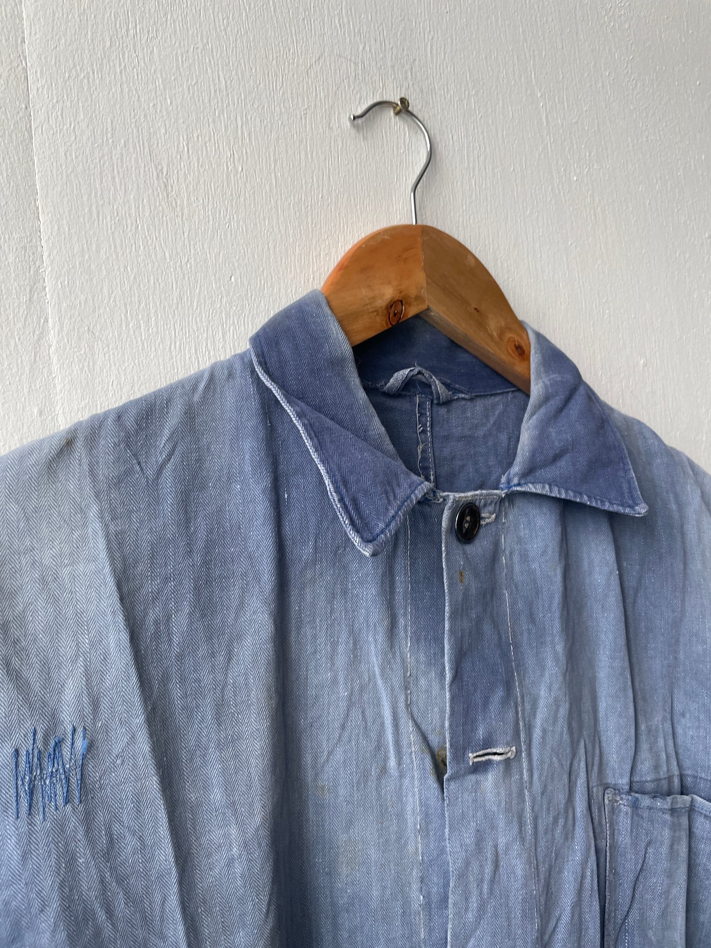 Vintage Distressed Sashiko Patched Jacket