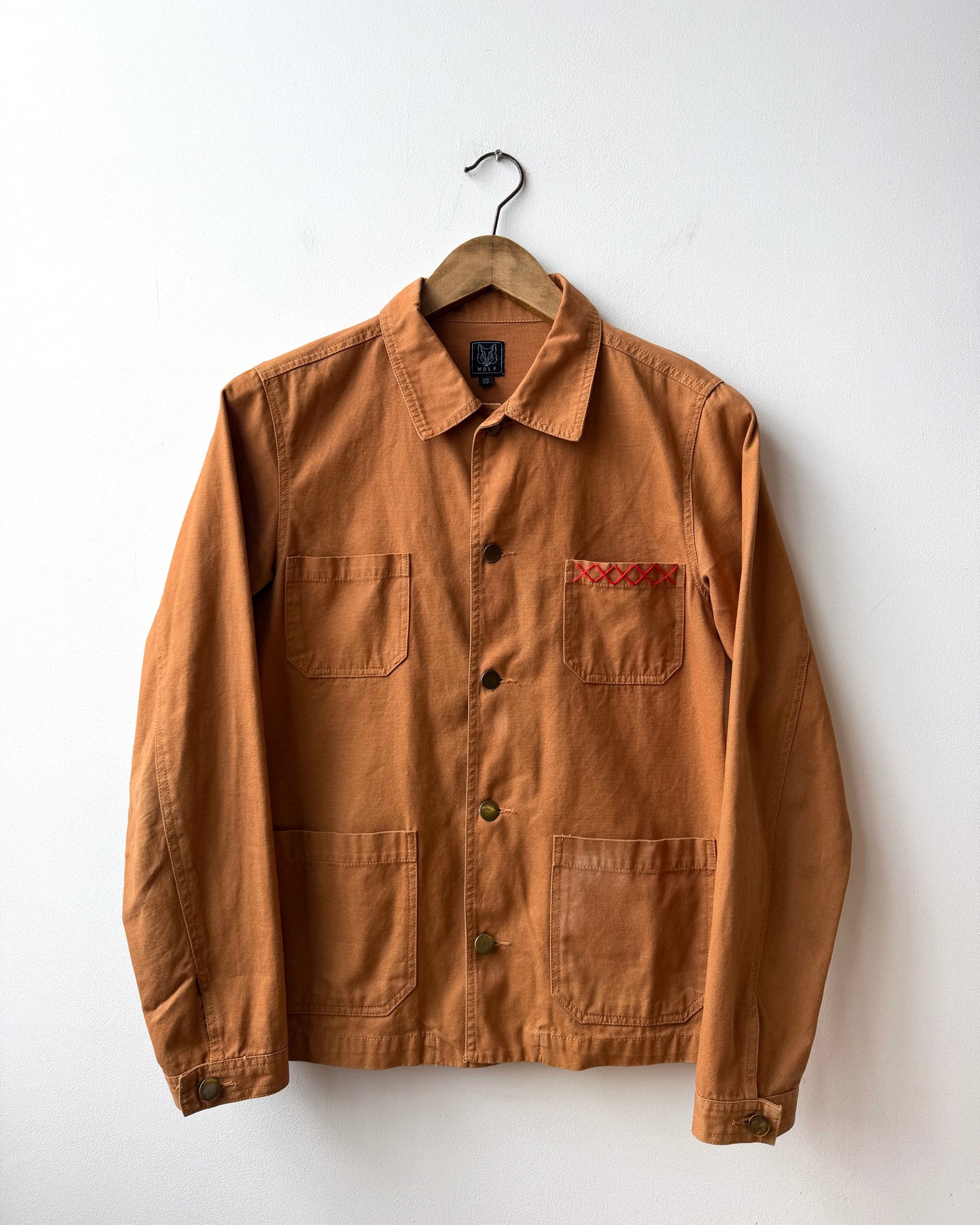 WOLF Reworked Chore Jacket Duck Brown XS