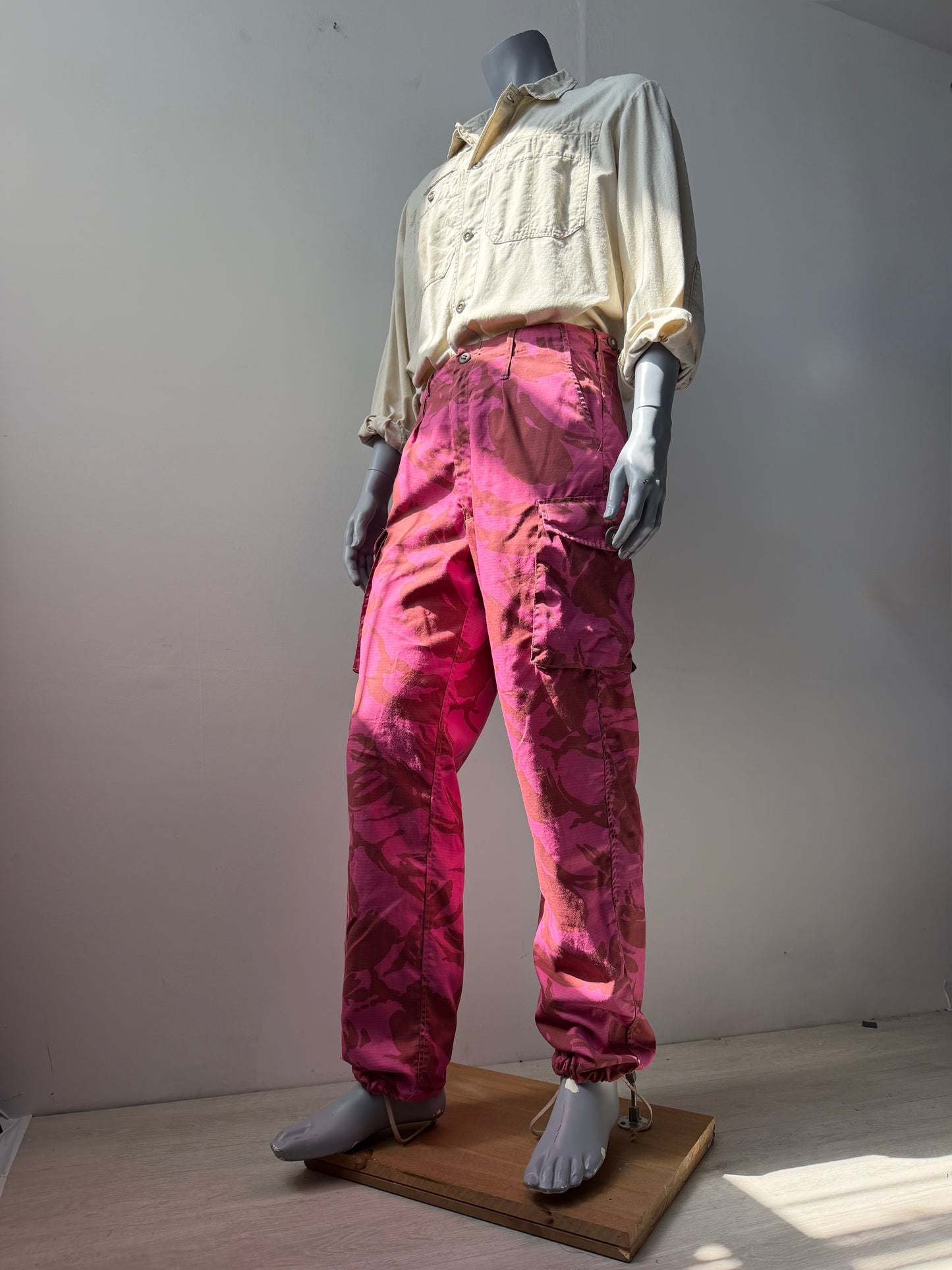 Fuchsia Pink British Camo Pants