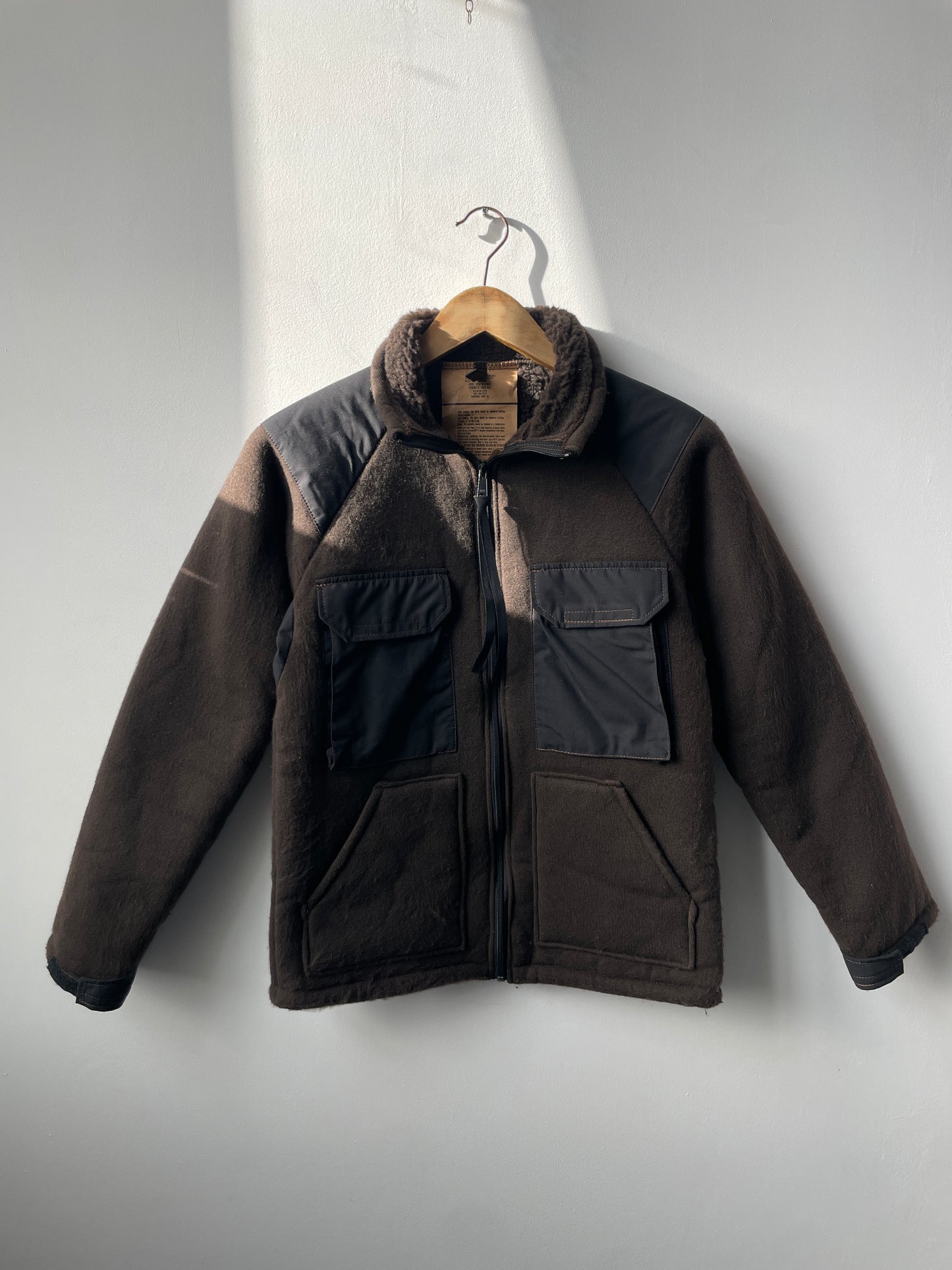 Vintage US Army Thermal "Bear" Fleece Jacket - S