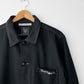 WOLF x Cloud Coffee Orange Stitch Black Chore Jacket