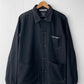 WOLF x Cloud Coffee Orange Stitch Black Chore Jacket