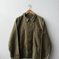 WOLF Reworked Chore Jacket Contrast Mustard Blanket Stitch 3XL
