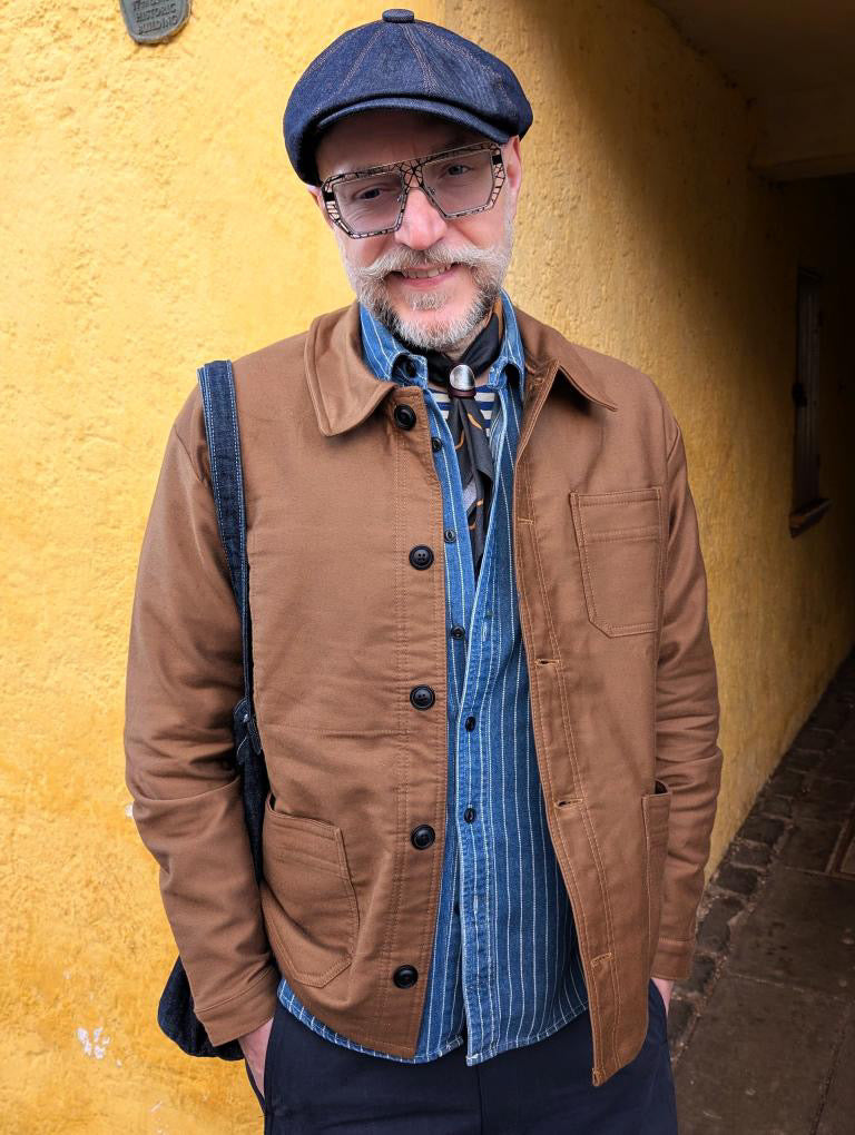 Tobacco Brown Moleskin Chore Jacket