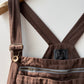 Brown French Workwear Dungarees