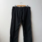 Vintage Cotton Drawstring Black Military Pants Reworked