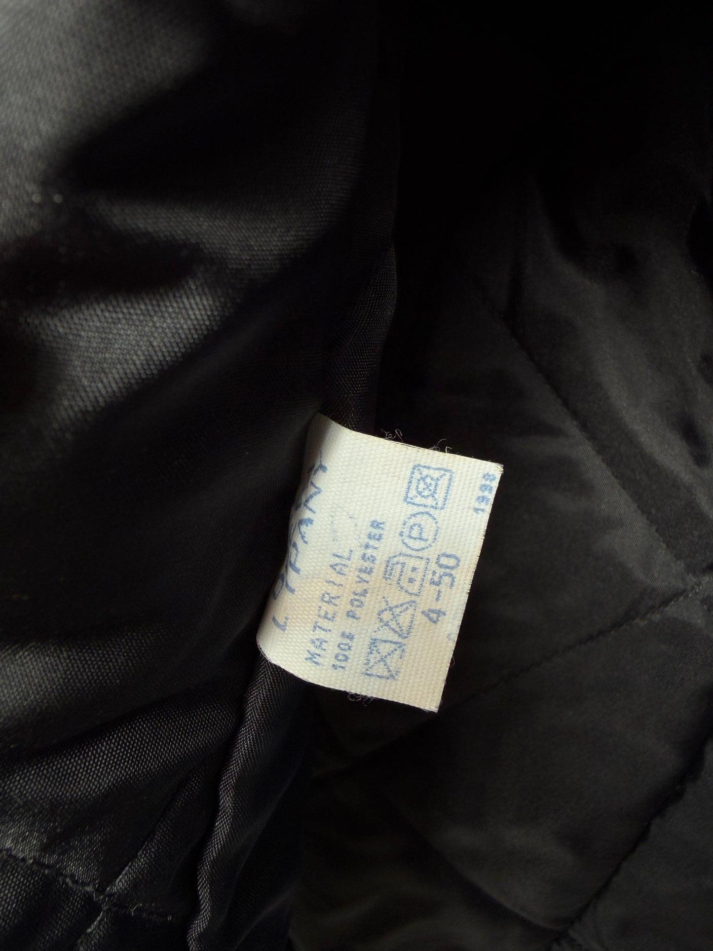 Vintage Black Liner Reworked Japanese Yellow Pockets