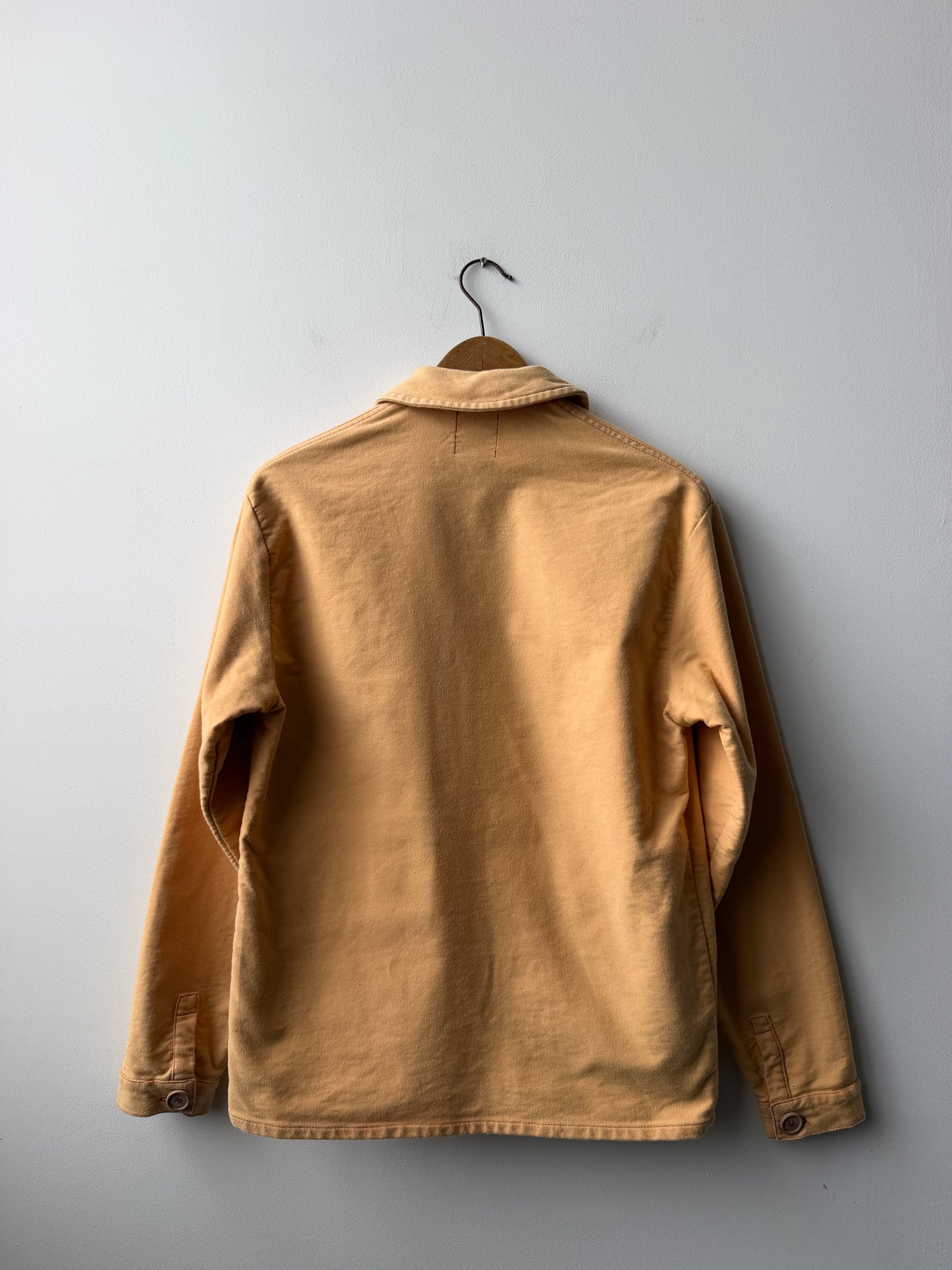 WOLF Moleskin Jacket Reworked Chore Jacket Red Stitch - Medium/Large