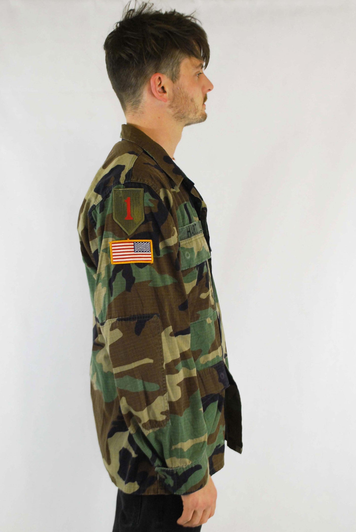 Vintage USA 90s Camo Army Shirt