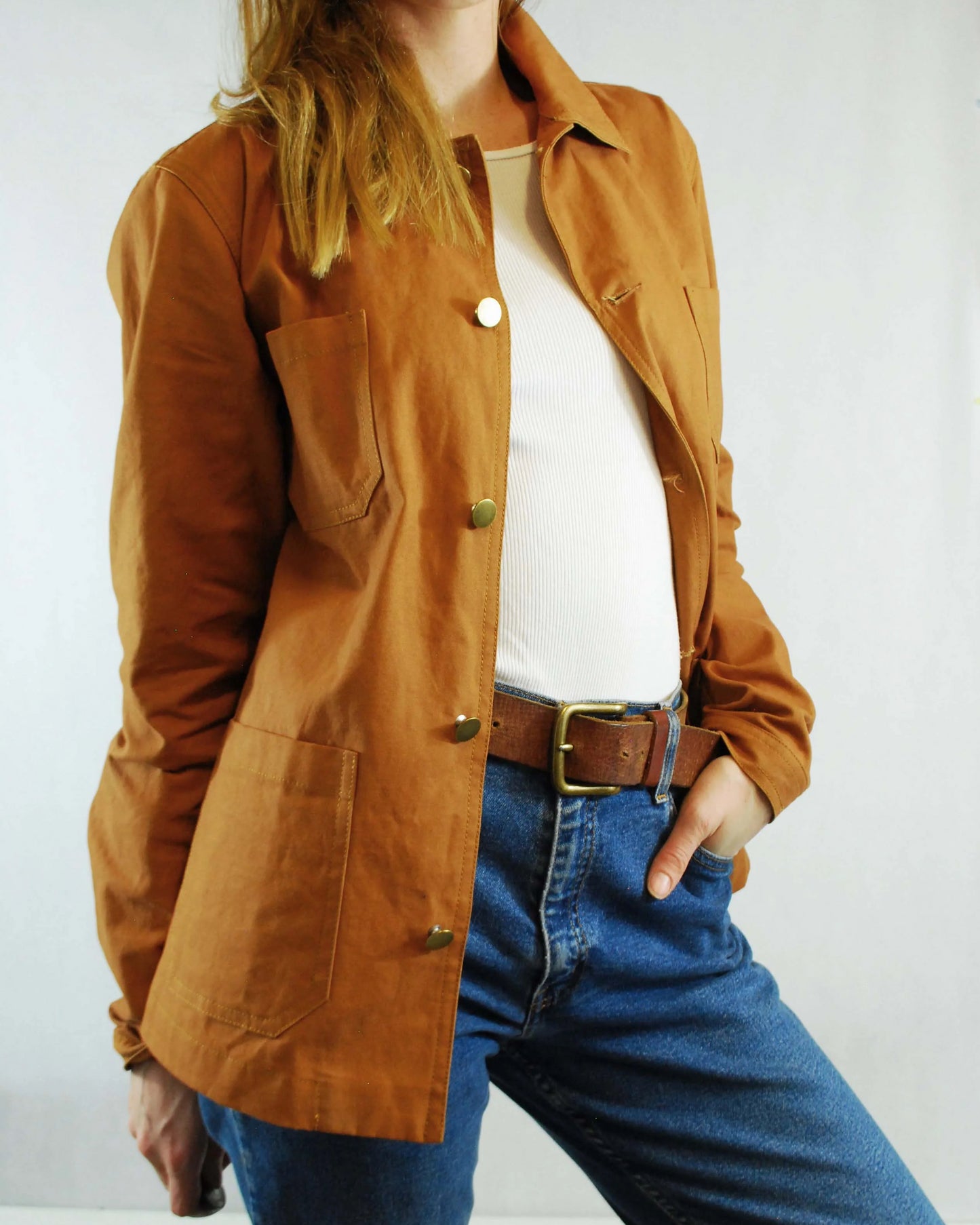 Duck Brown Canvas Workwear Jacket