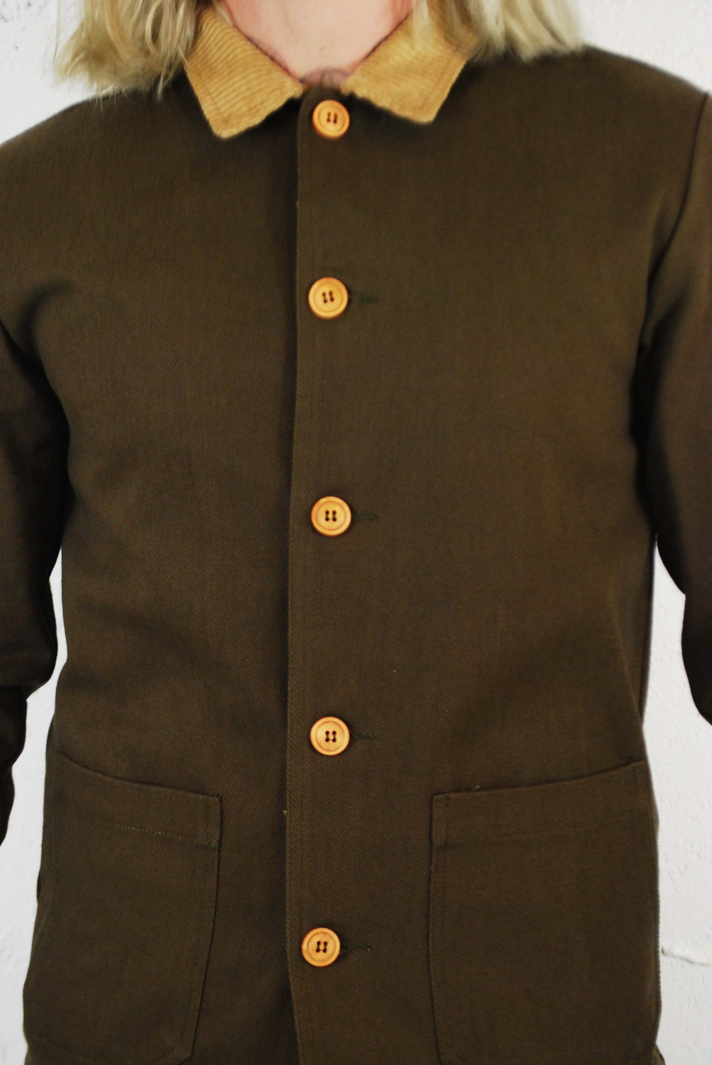 French Cotton Twill Chore Jacket Corduroy