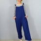 Lightweight Navy Cotton Dungarees Deadstock