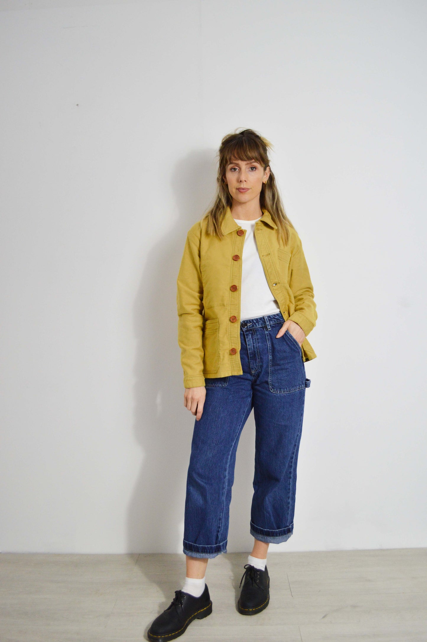 Moleskin Cotton Chore Toffee Chore Jacket