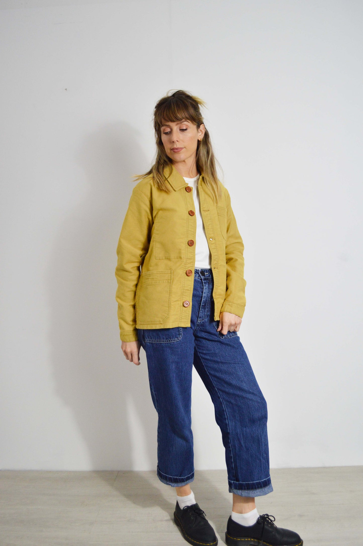 Moleskin Cotton Chore Toffee Chore Jacket