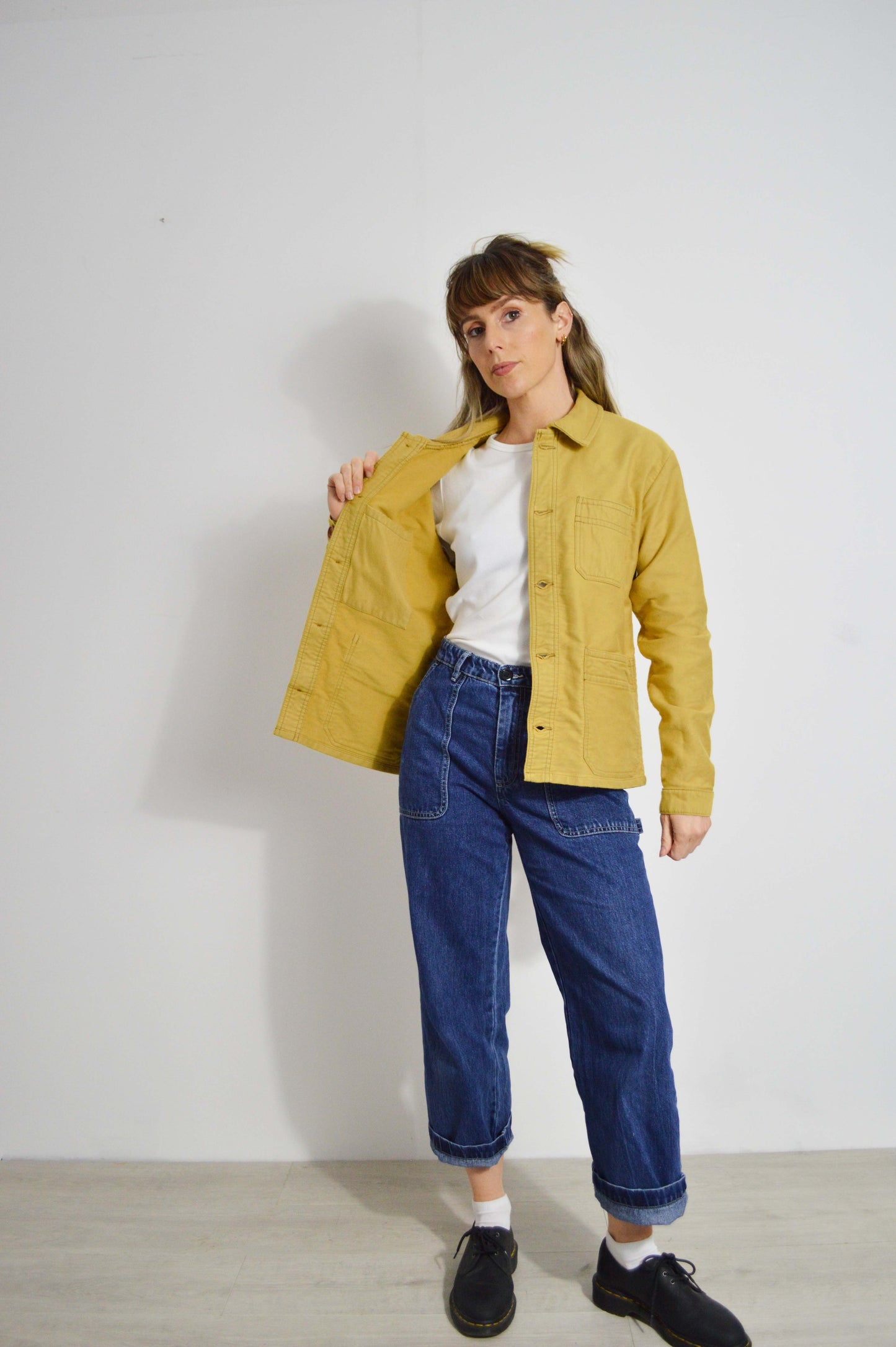 Moleskin Cotton Chore Toffee Chore Jacket