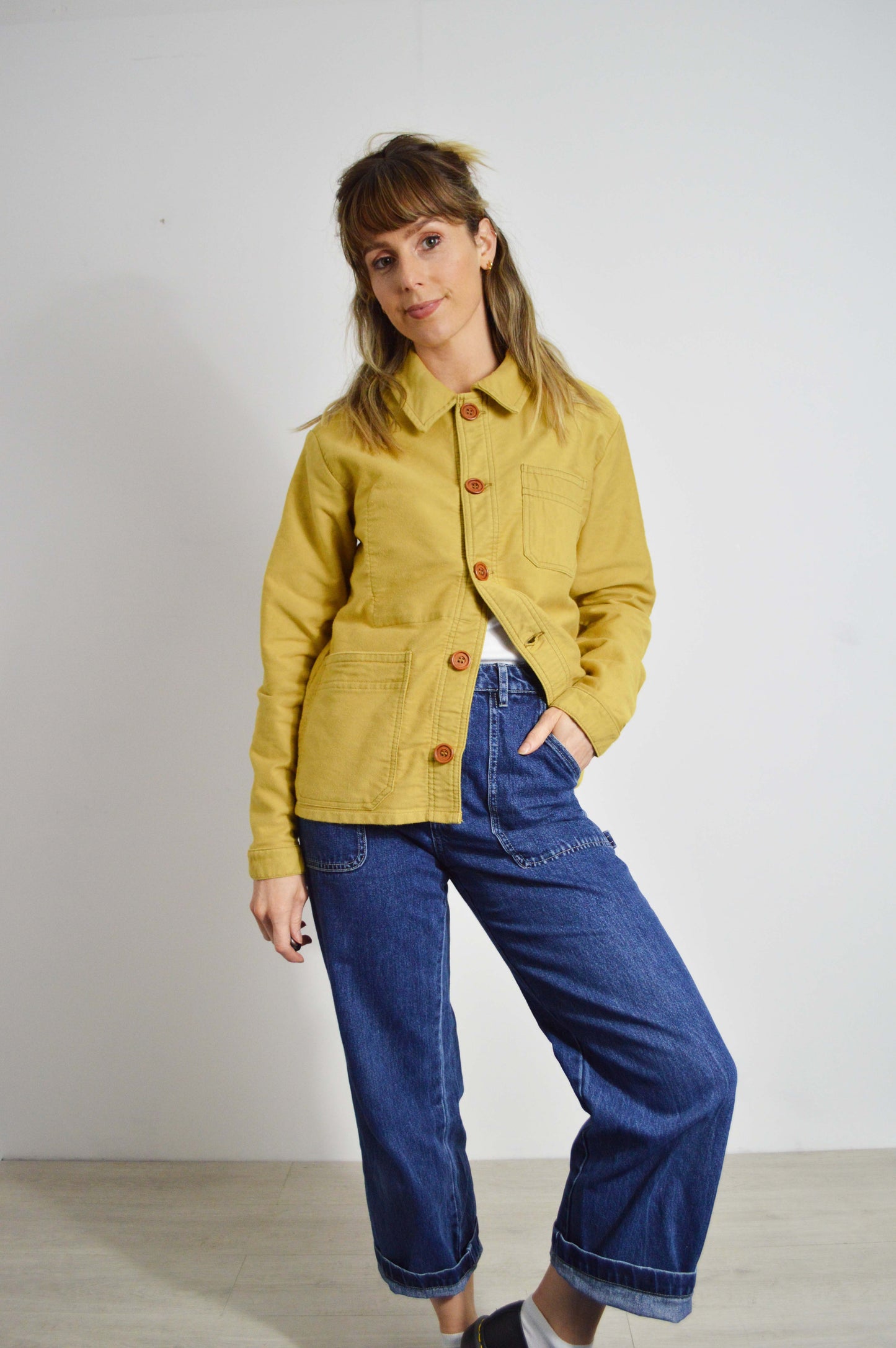 Moleskin Cotton Chore Toffee Chore Jacket