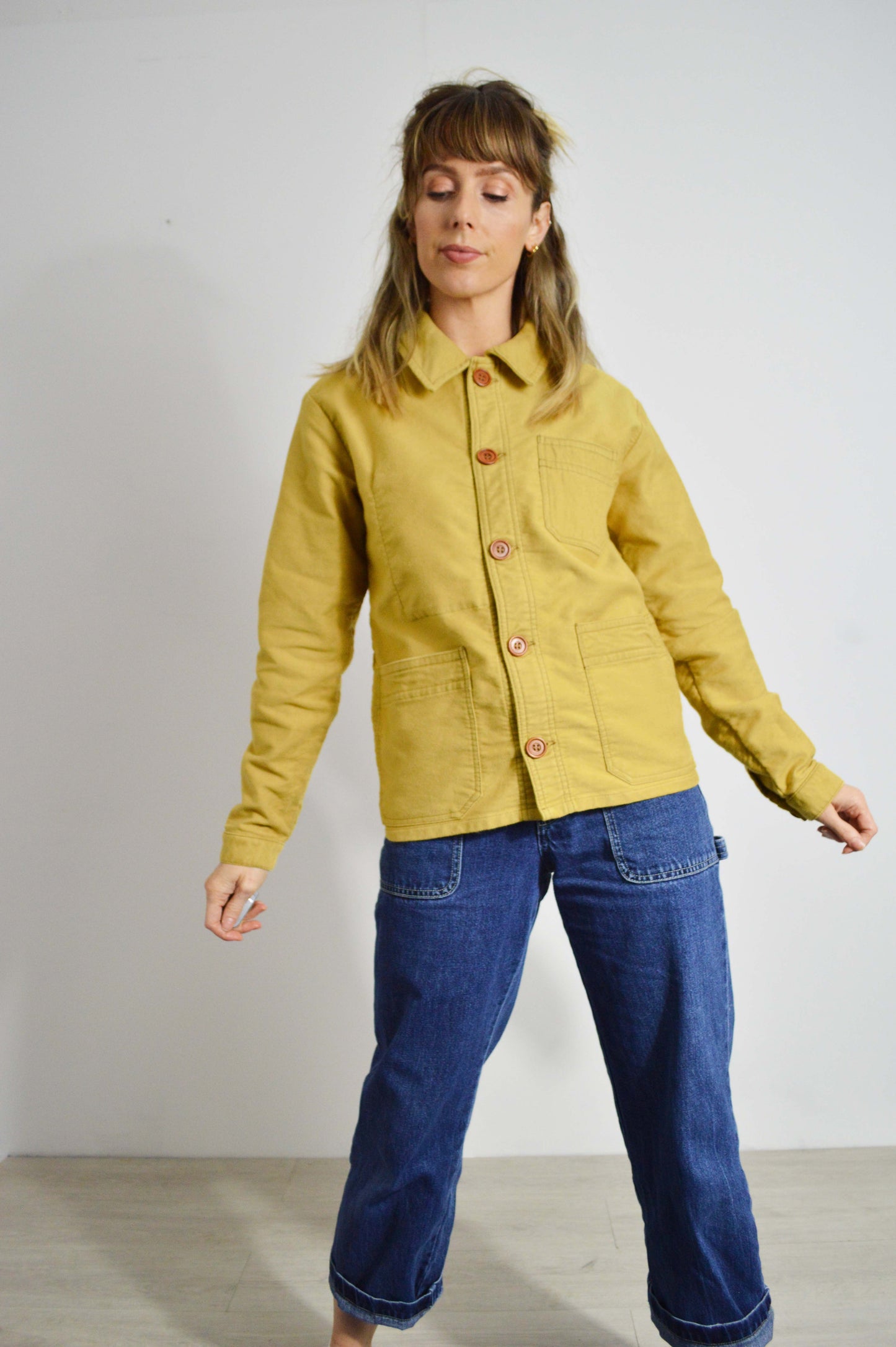 Moleskin Cotton Chore Toffee Chore Jacket