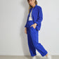 French Workwear 2 Piece Trouser Suit Bugatti Blue Cotton