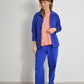 French Workwear 2 Piece Trouser Suit Bugatti Blue Cotton