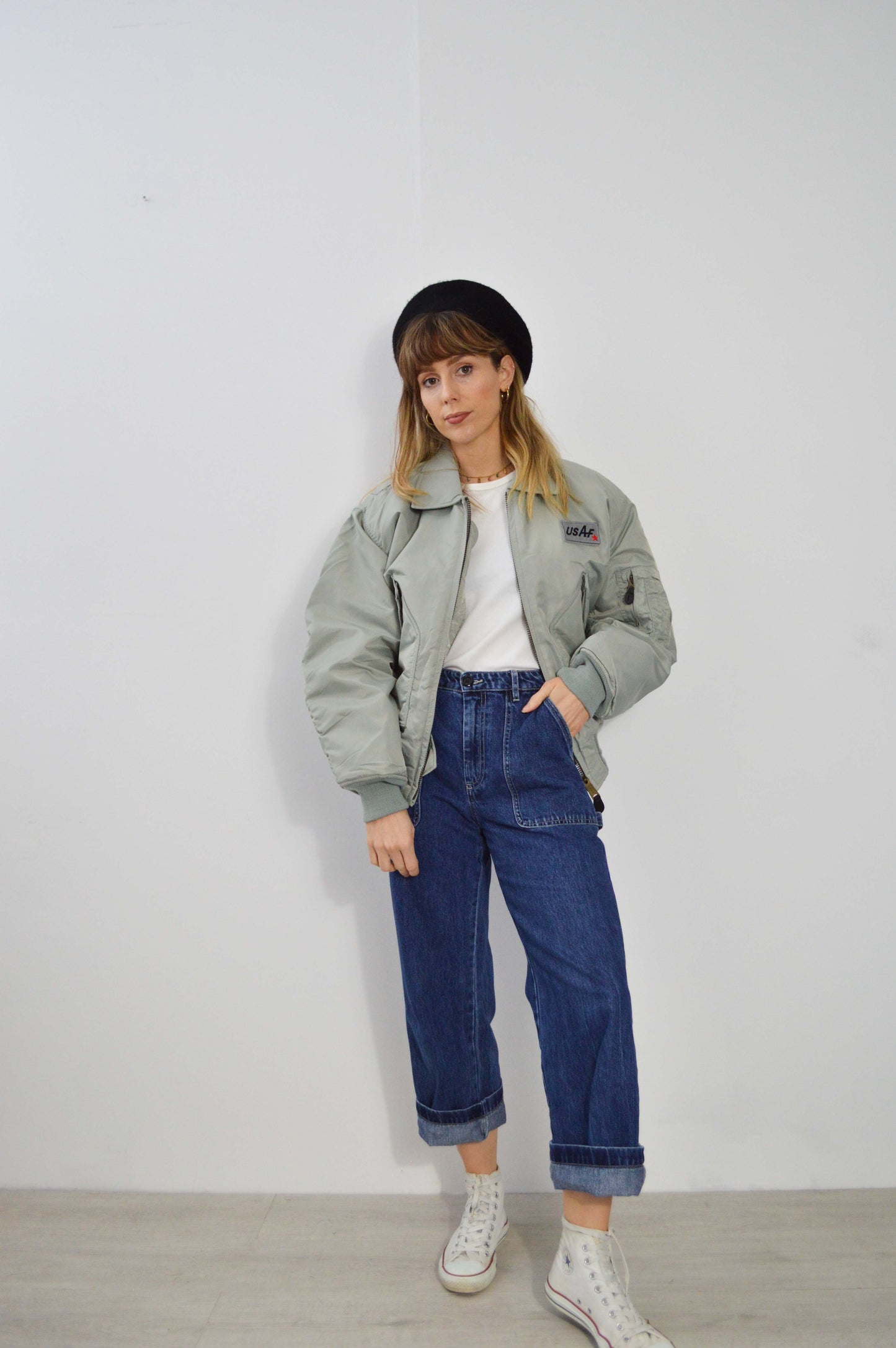 Vintage USAF Flying Jacket 1995 MA2 Grey