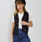 Vintage Festive 90s Sequin Waistcoat