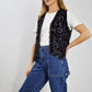 Vintage Festive 90s Sequin Waistcoat