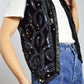 Vintage Festive 90s Sequin Waistcoat