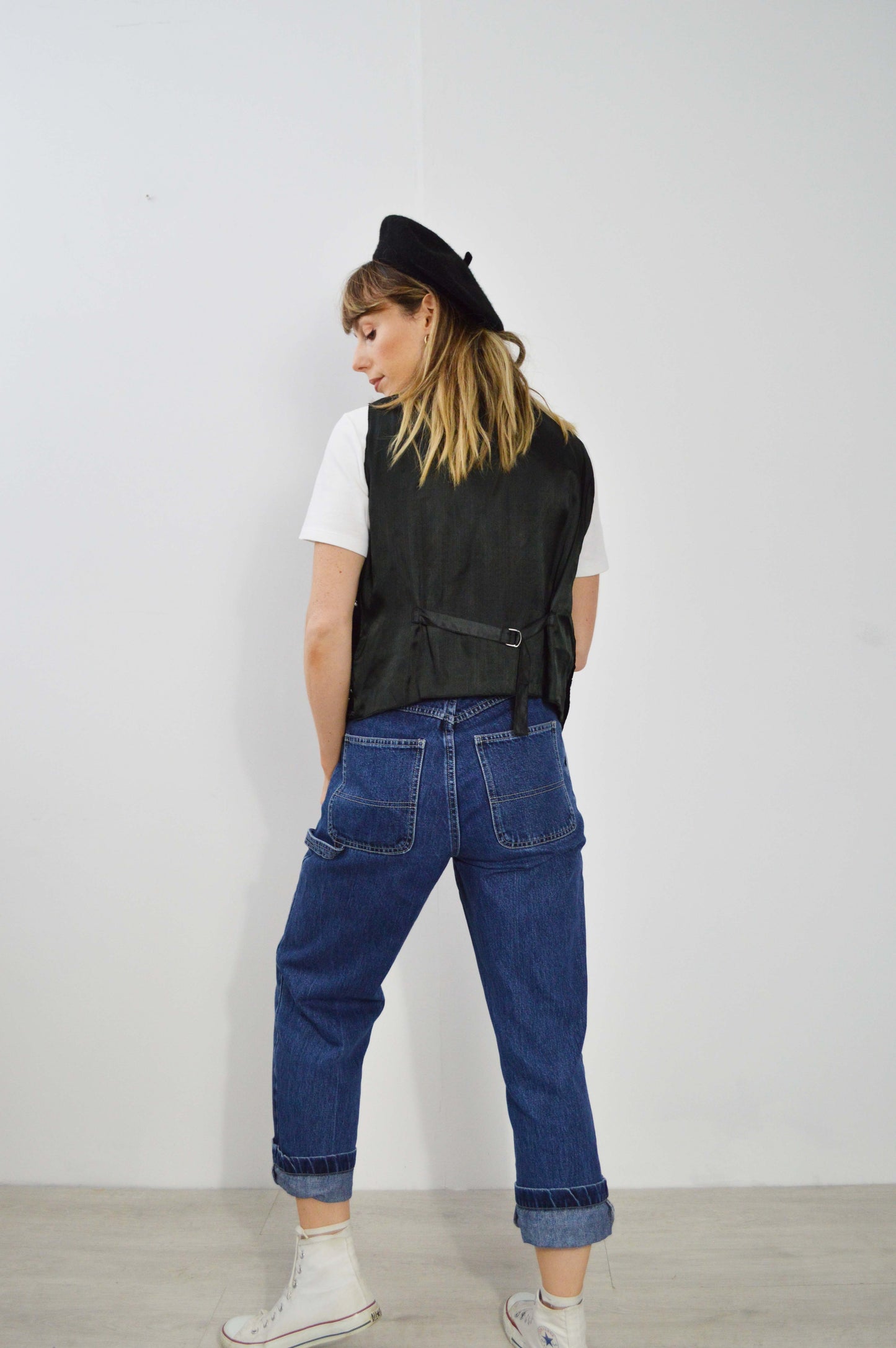 Vintage Festive 90s Sequin Waistcoat