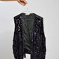 Vintage Festive 90s Sequin Waistcoat