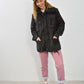 Vintage M65 Black Camo Jacket - Small