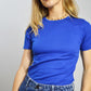Vintage 1987 French Cobalt Blue T-shirt