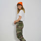 Vintage 90s French High Waisted Camo Trousers