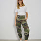 Vintage 90s French High Waisted Camo Trousers