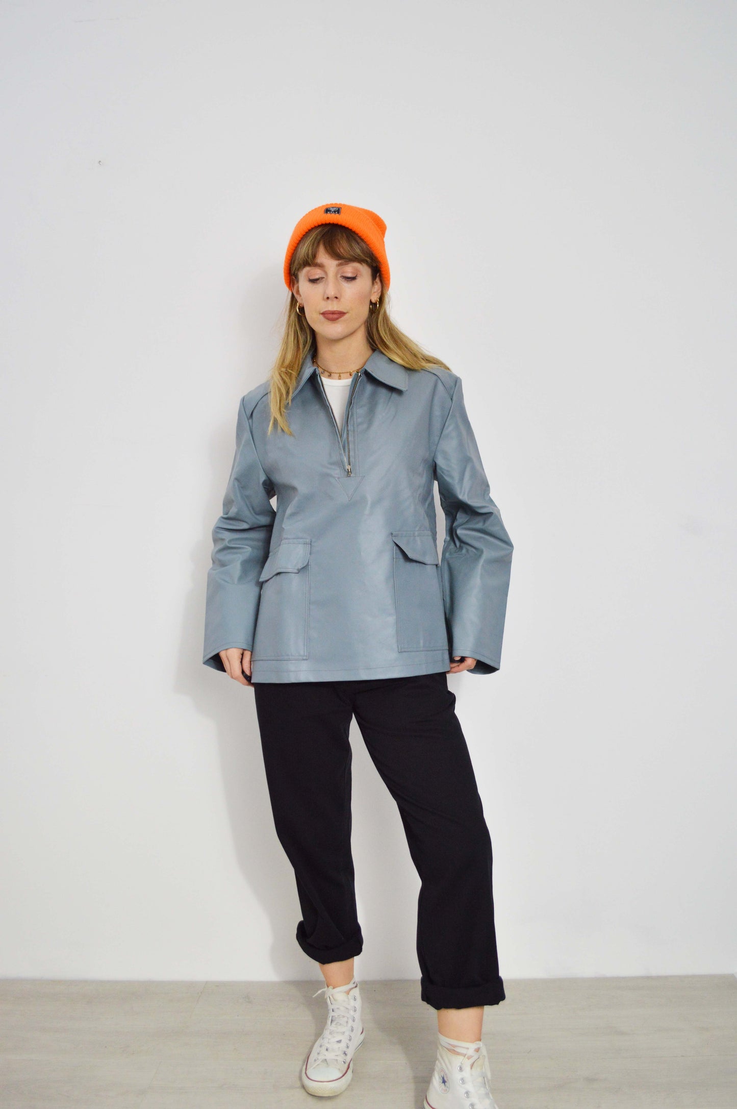 Vintage 1965 Raincoat Smock Jacket German