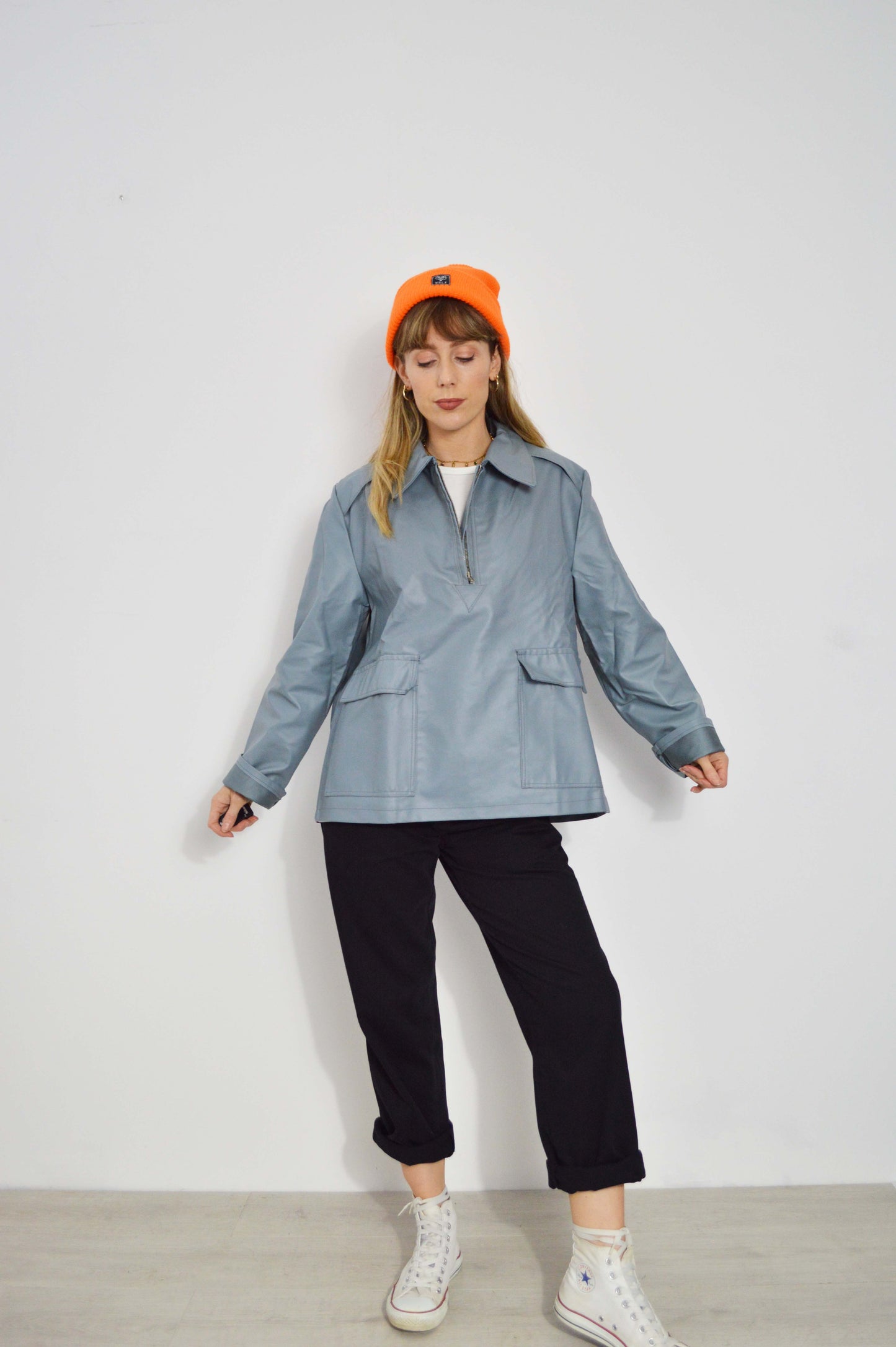 Vintage 1965 Raincoat Smock Jacket German