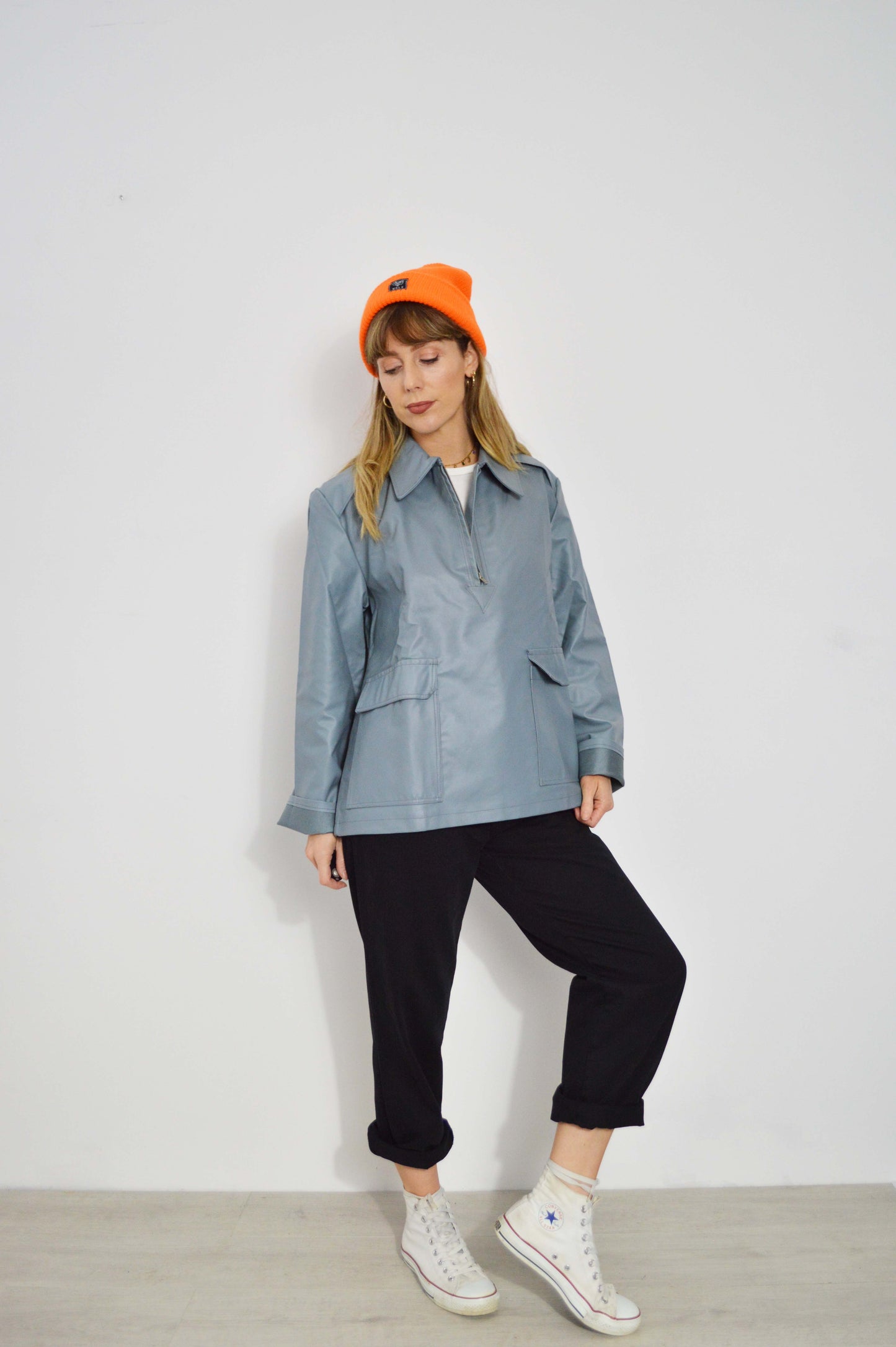 Vintage 1965 Raincoat Smock Jacket German