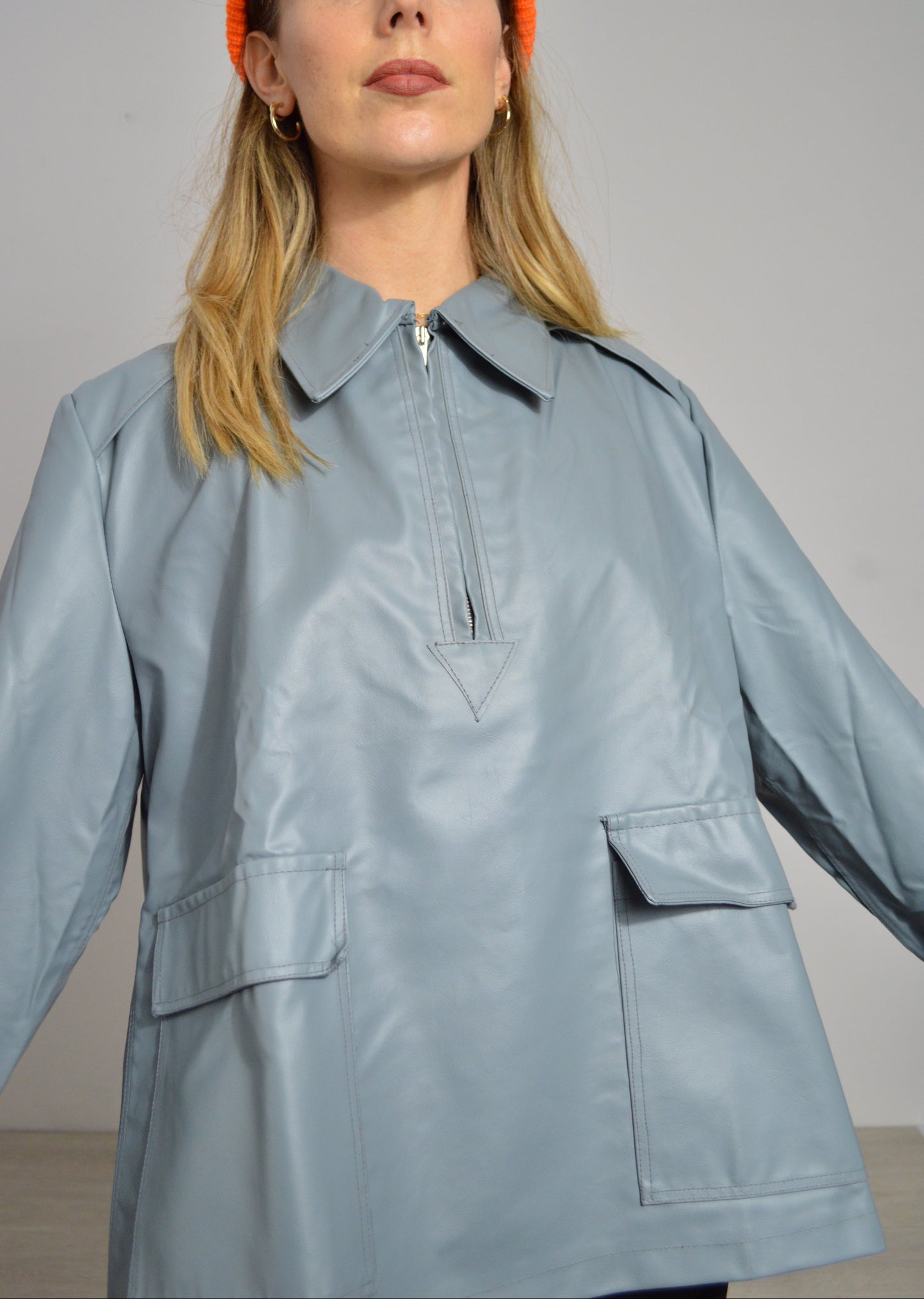 Vintage 1965 Raincoat Smock Jacket German