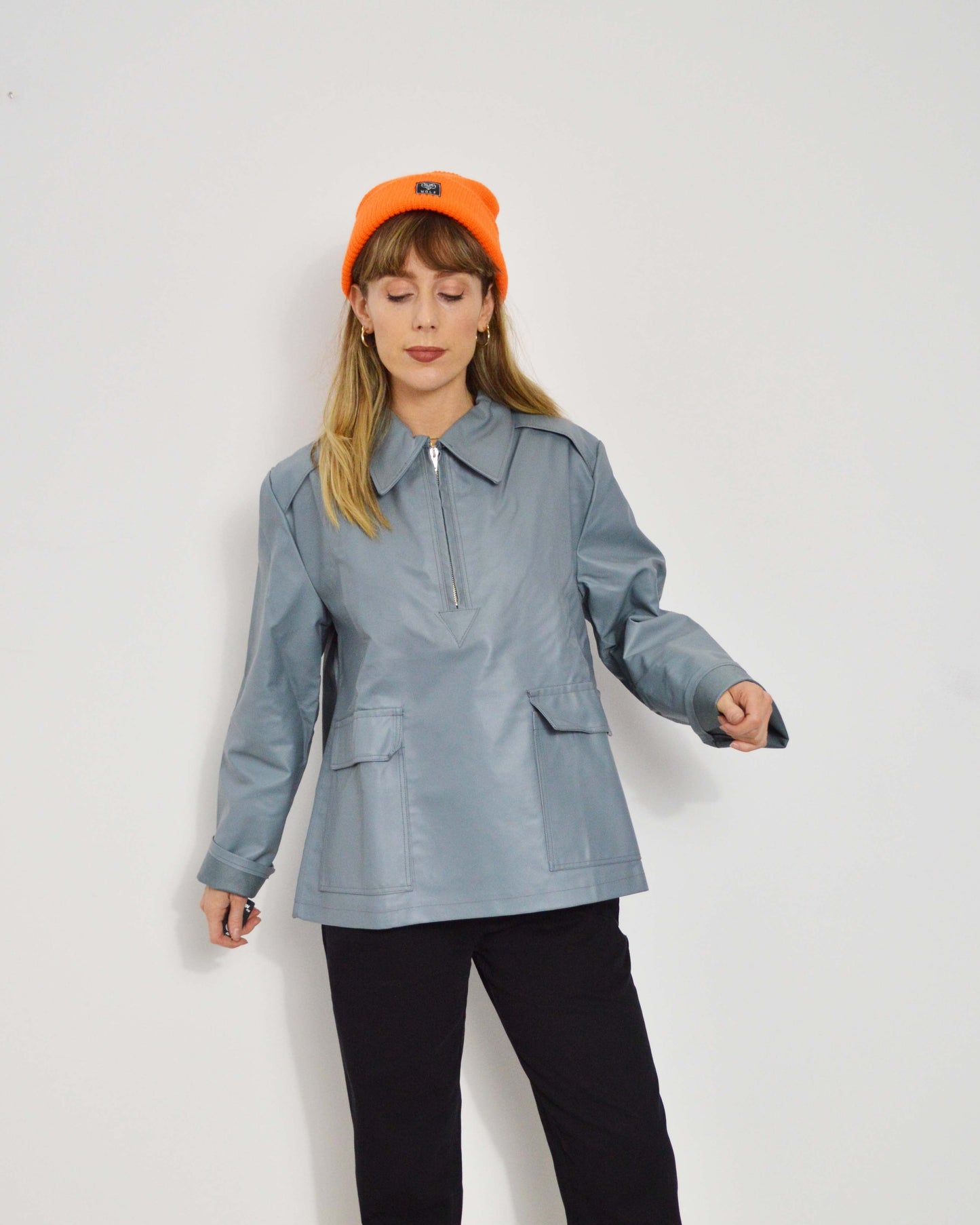 Vintage 1965 Raincoat Smock Jacket German