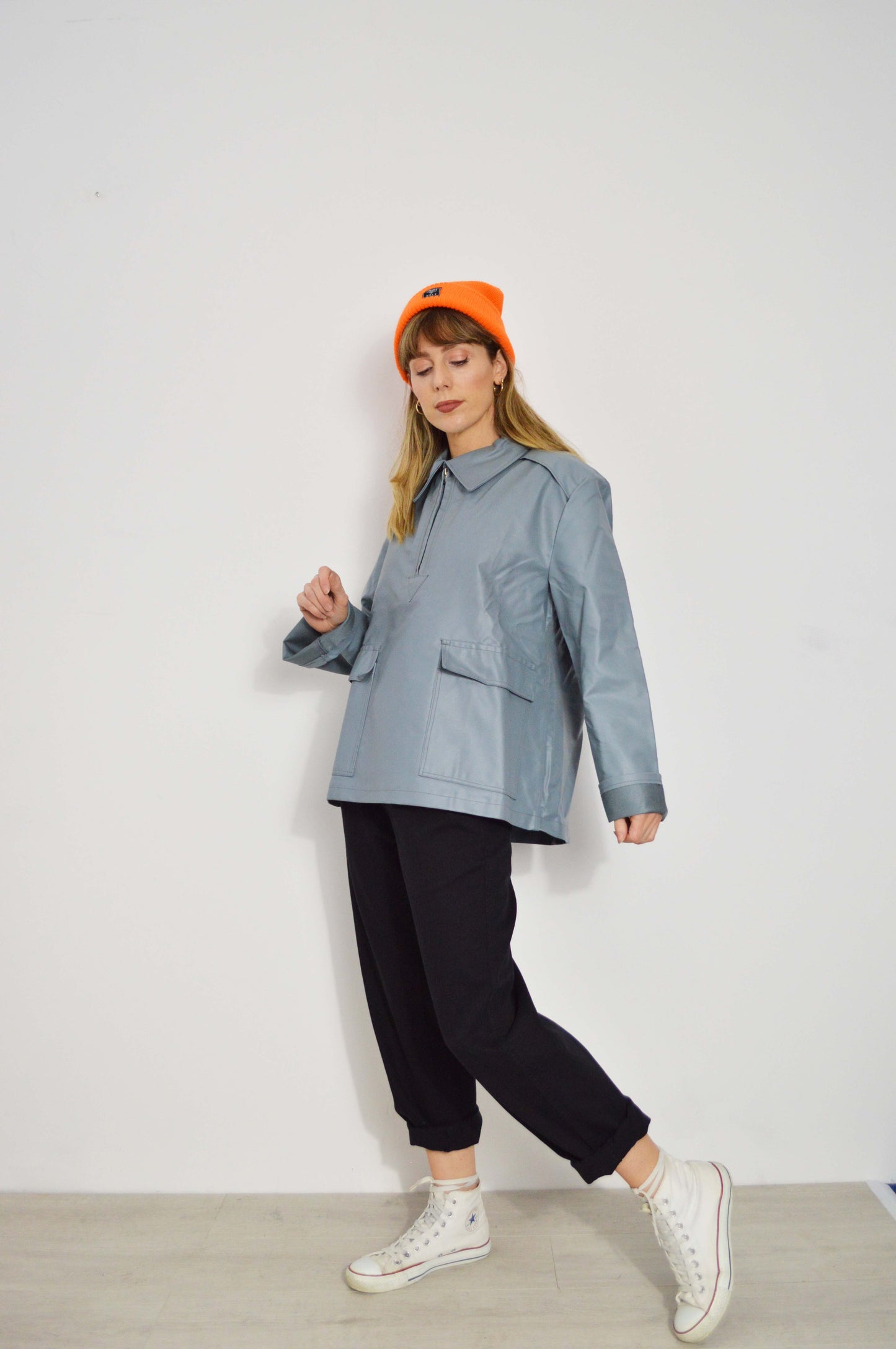 Vintage 1965 Raincoat Smock Jacket German