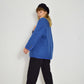 Vintage European Wool V-Neck Jacket Blue