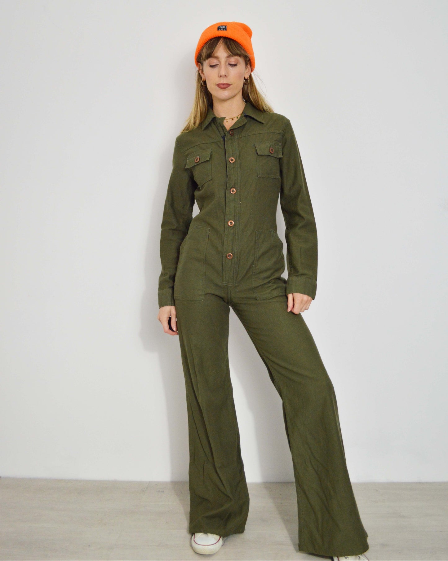 Vintage USA 1960er Ausgestellter Overall